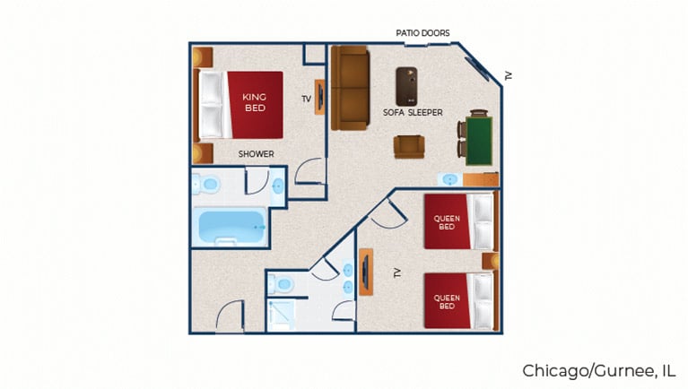 Grizzly Bear Suite Premium Suite Great Wolf Lodge